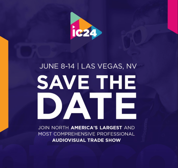 Infocomm 2024 Save the Date graphic